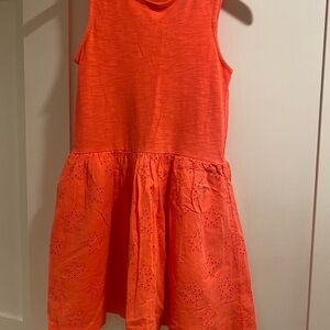 Boden Bright Orange Kids Casual Dress